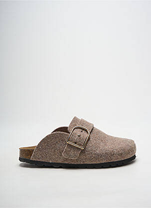 Mules/sabots voute plantaire talon plat jusqu'à 3cm beige LA MAISON DE L'ESPADRILLE femme