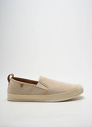Slip ons bout rond bout rond beige VERBENAS homme