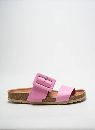 Mules/sabots voute plantaire talon plat jusqu'à 3cm rose VERBENAS femme