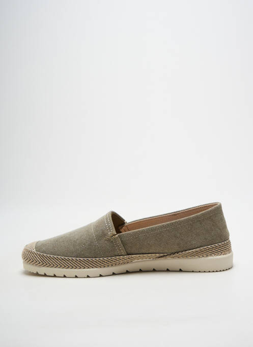 Espadrilles bout rond bout rond vert VERBENAS homme