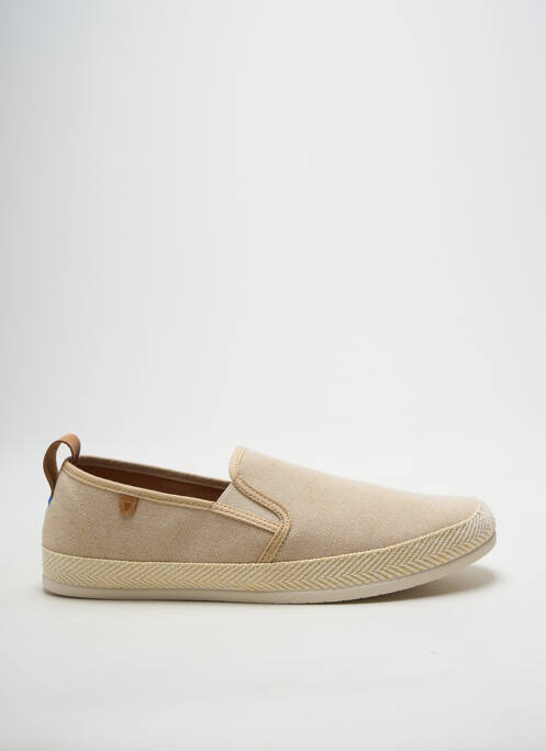 Slip ons bout rond bout rond beige VERBENAS homme