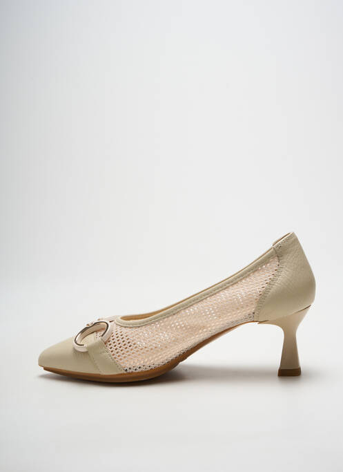Escarpins beige MLV femme