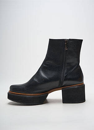 Bottines/boots tissage satiné talon de 4 à 6cm noir DANSI femme