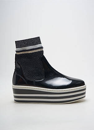 Bottines/boots matière lisse talon de 4 à 6cm noir NO NAME femme