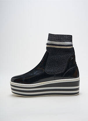 Bottines/boots matière lisse talon de 4 à 6cm noir NO NAME femme