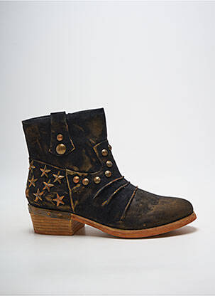 Bottines/boots cubain talon de 4 à 6cm noir LES P'TITES BOMBES femme