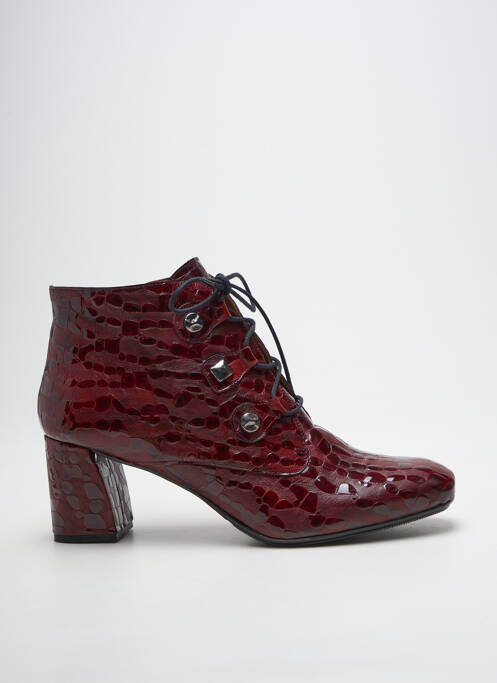 Bottines/boots talon bottier talon de 7 à 9cm rouge DANSI femme