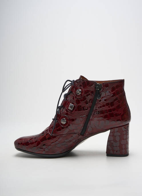 Bottines/boots talon bottier talon de 7 à 9cm rouge DANSI femme
