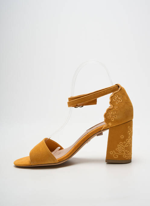 Sandales/Nu pieds jaune TAMARIS femme