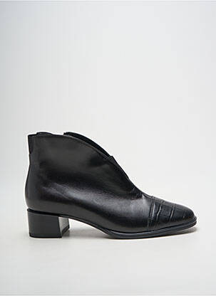 Bottines/boots matière lisse talon plat jusqu'à 3cm noir ARA femme
