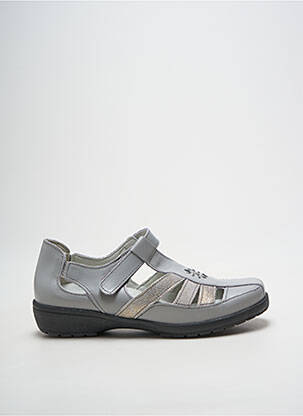 Chaussures de confort voute plantaire talon plat jusqu'à 3cm gris BOISSY femme