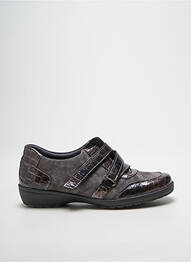 Chaussures de confort voute plantaire talon plat jusqu'à 3cm gris BOISSY femme