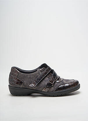 Chaussures de confort voute plantaire talon plat jusqu'à 3cm gris BOISSY femme