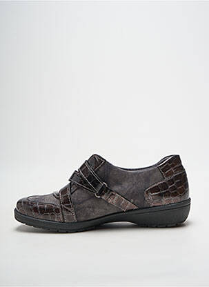 Chaussures de confort voute plantaire talon plat jusqu'à 3cm gris BOISSY femme