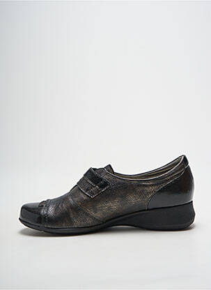 Chaussures de confort matière lisse talon plat jusqu'à 3cm noir PEDI GIRL femme