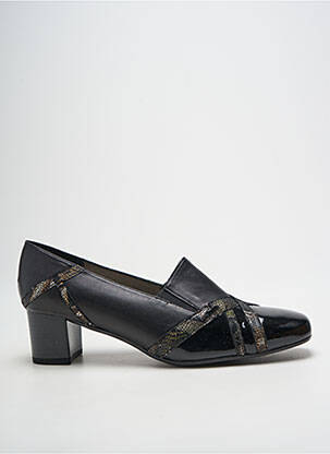 Escarpins matière lisse talon de 4 à 6cm noir PEDI GIRL femme