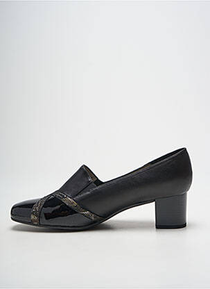 Escarpins matière lisse talon de 4 à 6cm noir PEDI GIRL femme