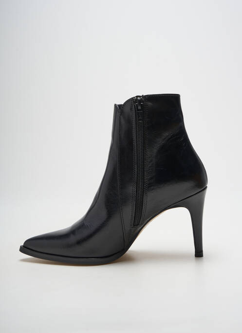 Bottines/boots matière lisse talon de 7 à 9cm noir MAROLI femme