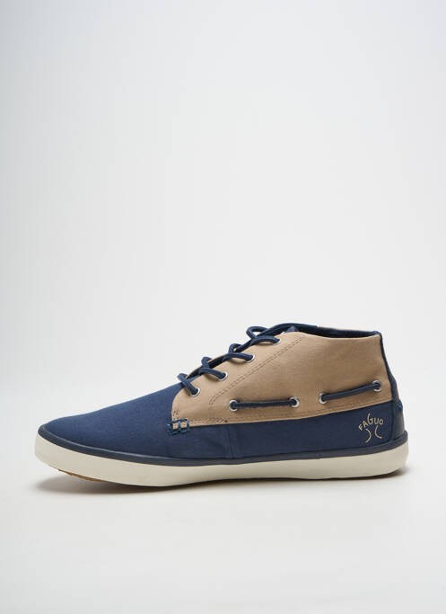 Baskets bout rond bout rond bleu FAGUO homme