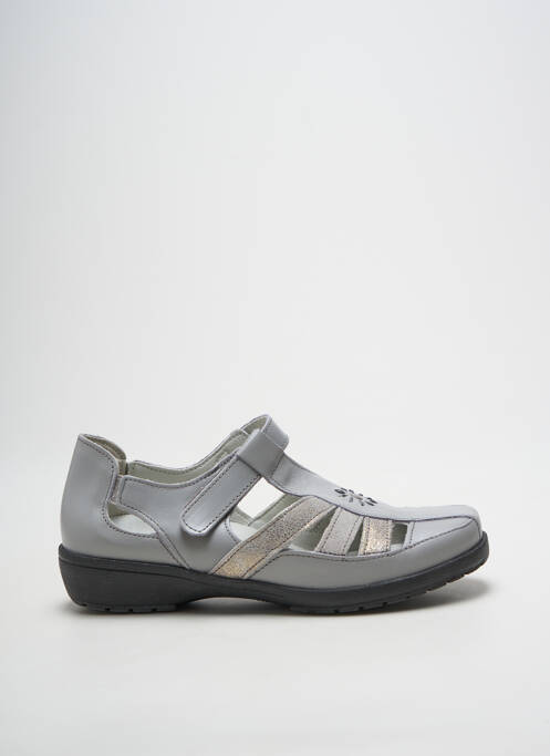 Chaussures de confort voute plantaire talon plat jusqu'à 3cm gris BOISSY femme