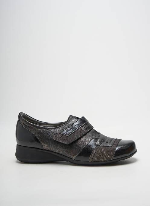 Chaussures de confort matière lisse talon plat jusqu'à 3cm noir PEDI GIRL femme