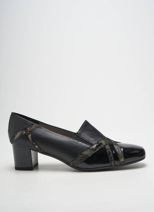 Escarpins matière lisse talon de 4 à 6cm noir PEDI GIRL femme