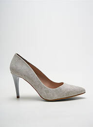 Escarpins bout pointu talon de 7 à 9cm gris ADIGE femme