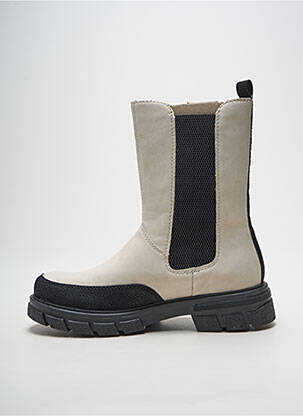 Bottines/boots talon bas talon de 4 à 6cm beige RIEKER femme