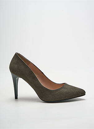 Escarpins bout pointu talon de 7 à 9cm vert GIULIA femme