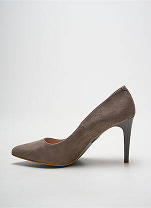 Escarpins bout pointu talon de 7 à 9cm marron GIULIA femme