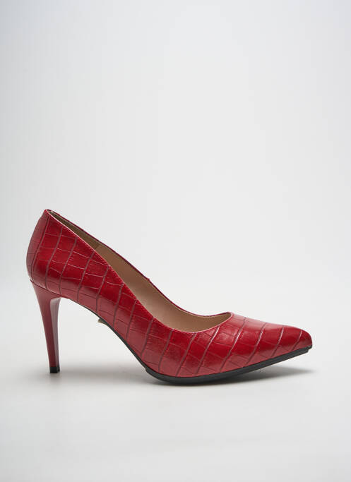 Escarpins bout pointu talon de 7 à 9cm rouge GIULIA femme
