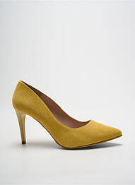 Escarpins bout pointu talon de 7 à 9cm jaune GIULIA femme