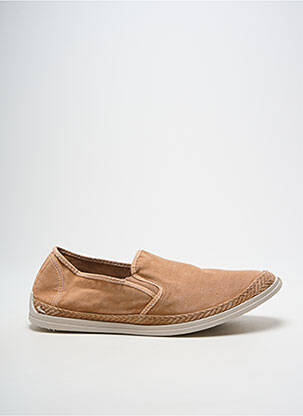 Espadrilles semelle amovible bout rond marron COTEMER homme