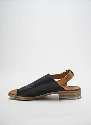 Sandales/nu pieds chiquet talon plat jusqu'à 3cm noir PAULA URBAN femme