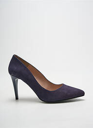 Escarpins bout pointu talon de 7 à 9cm bleu GIULIA femme