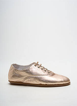 Derbies matière lisse talon plat jusqu'à 3cm or PATAUGAS femme