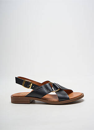 Sandales/nu pieds matière lisse talon plat jusqu'à 3cm noir WE DO femme