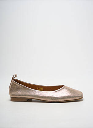 Ballerines tissage satiné talon plat jusqu'à 3cm or WE DO femme