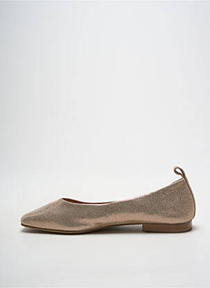 Ballerines tissage satiné talon plat jusqu'à 3cm or WE DO femme