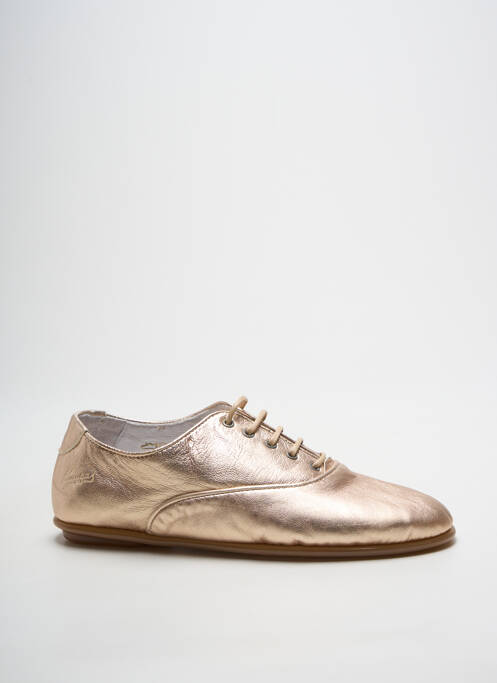 Derbies matière lisse talon plat jusqu'à 3cm or PATAUGAS femme