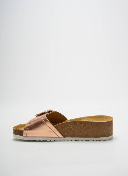 Mules/sabots fermeture boucle(s) talon de 4 à 6cm rose ARA femme