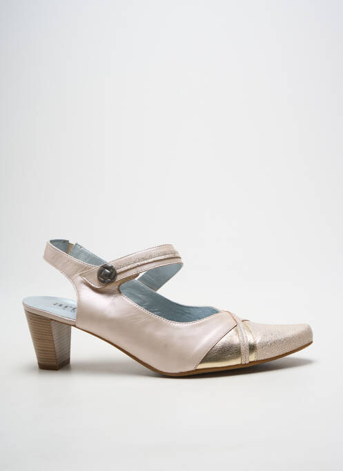 Escarpins cubain talon de 7 à 9cm or ARTIKA SOFT femme