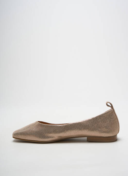 Ballerines tissage satiné talon plat jusqu'à 3cm or WE DO femme