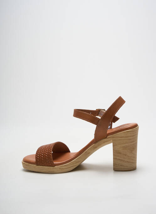 Sandales/Nu pieds marron EVA FRUTOS femme