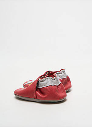 Chaussons/pantoufles bout rond bout rond rouge ROBEEZ garçon