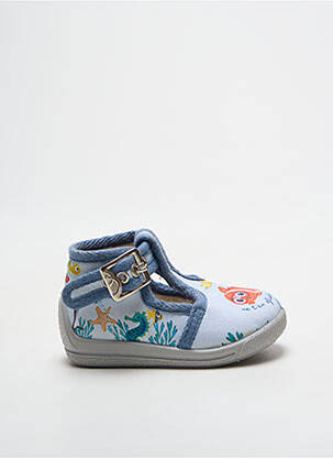 Chaussons/pantoufles voute plantaire bout rond bleu BELLAMY garçon
