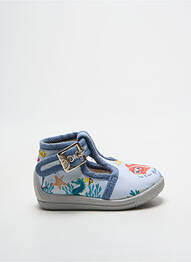 Chaussons/pantoufles voute plantaire bout rond bleu BELLAMY garcon