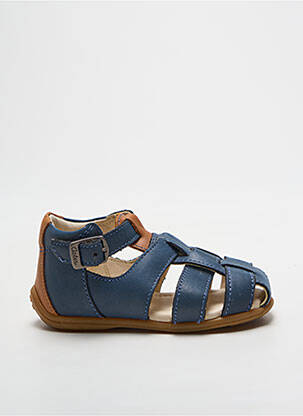 Sandales/nu pieds fermeture boucle(s) bout rond bleu ASTER garcon