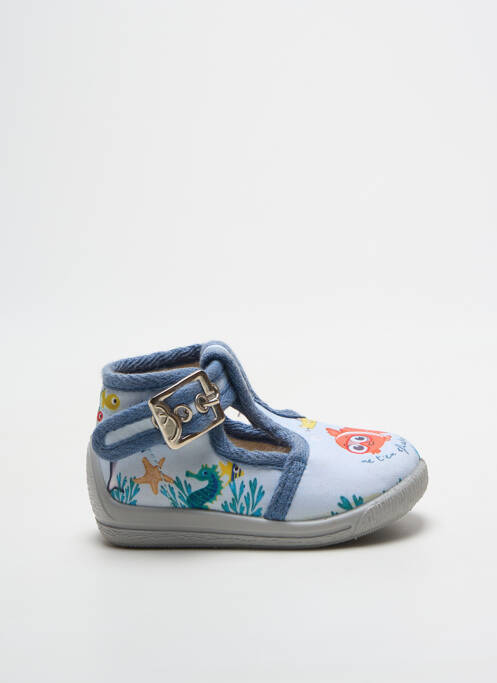 Chaussons/pantoufles voute plantaire bout rond bleu BELLAMY garcon