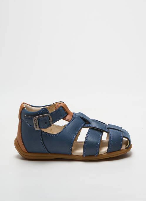 Sandales/nu pieds fermeture boucle(s) bout rond bleu ASTER garcon